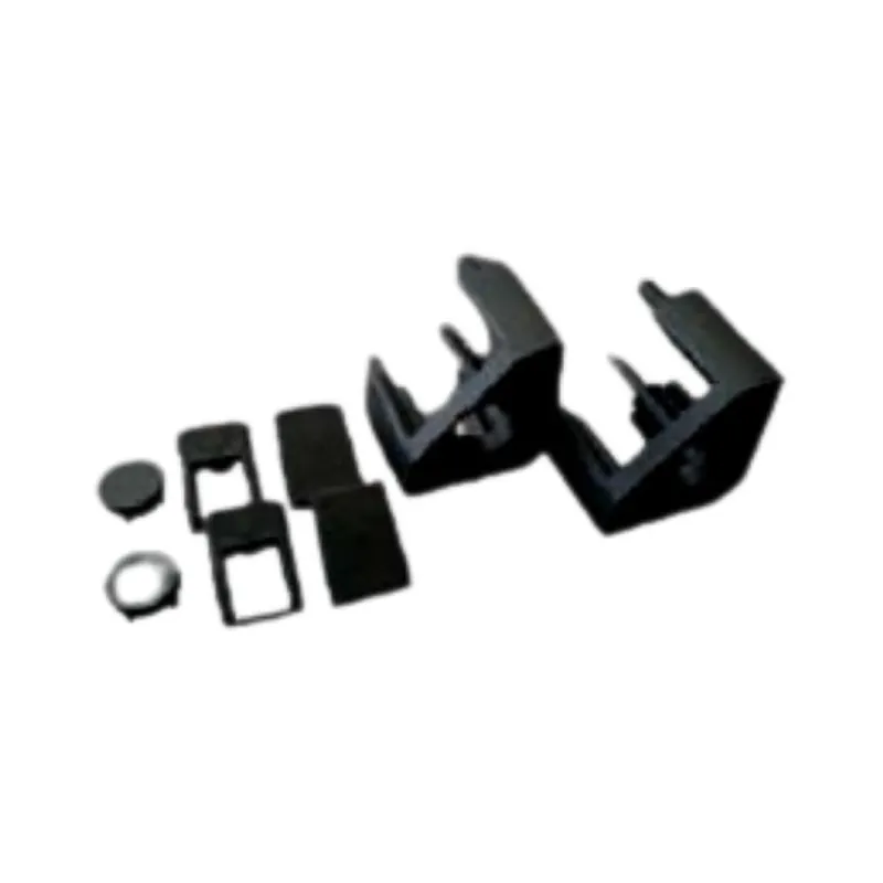 Superprijs Kit 2 testate di chiusura LS, per sistema illuminazione led Mec 5, Plastica finitura Nera