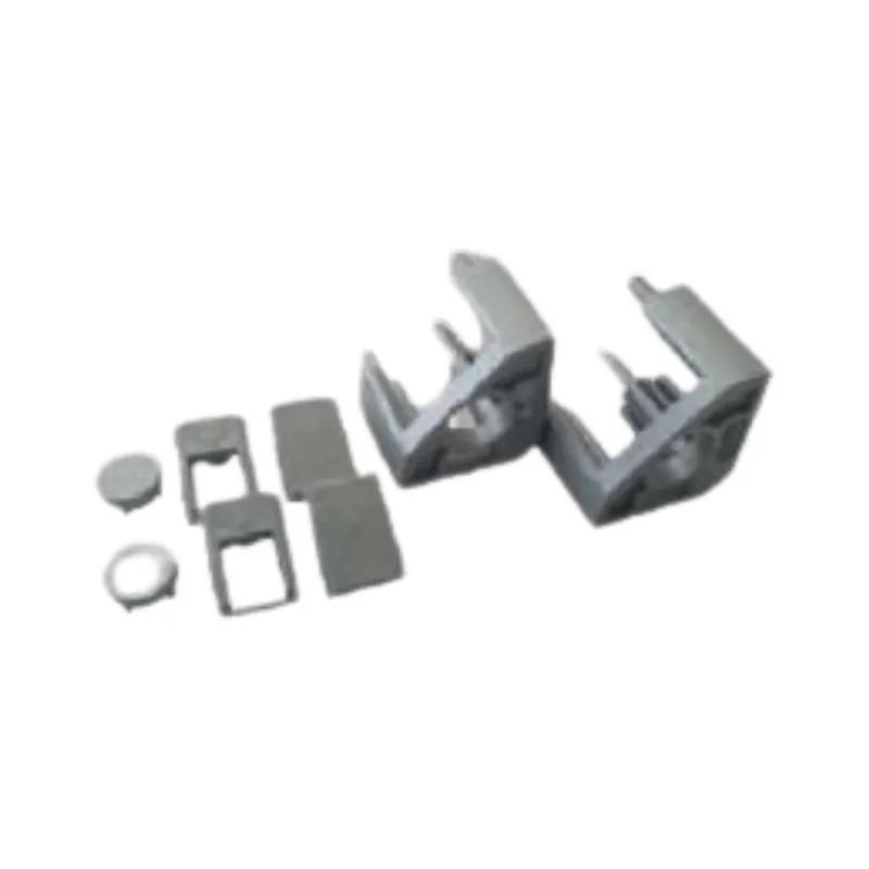 Kit 2 testate di chiusura LS, per sistema illuminazione led Mec 5, Plastica finitura Argento Dagaanbieding