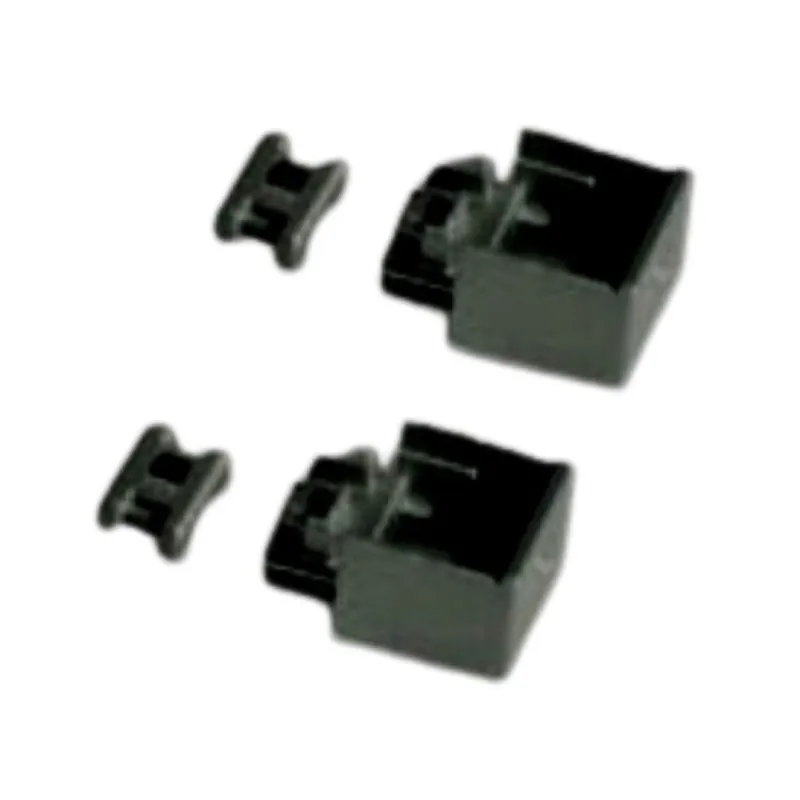 Kit 2 testate di chiusura LS, per sistema illuminazione led Mec 1, Plastica finitura Nera Actieprijs