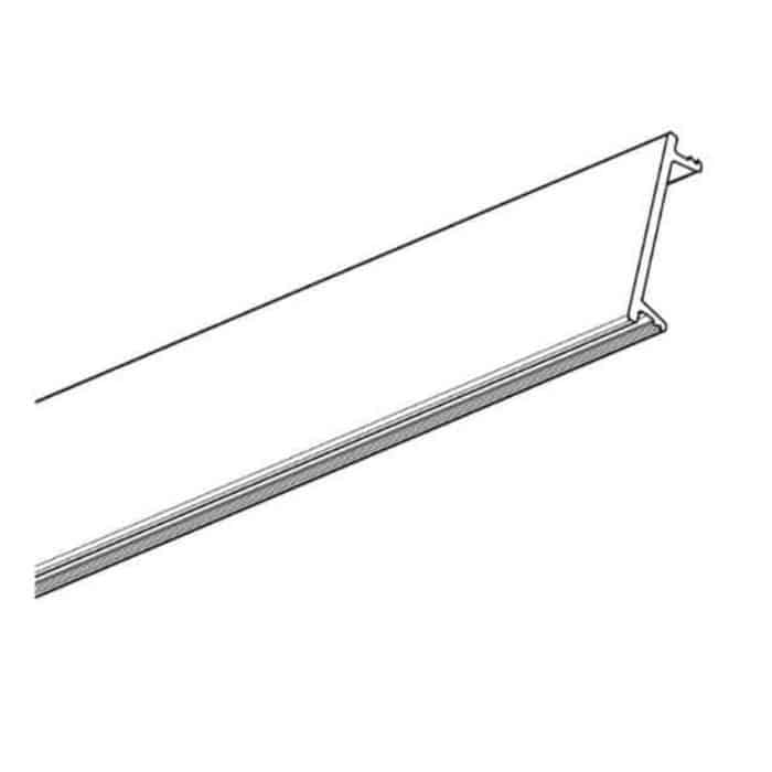 Diffusore piatto LS per sistema illuminazione Micro Mec 1-3, lunghezza 3000 mm, Policarbonato finitura Trasparente Alleen Vandaag
