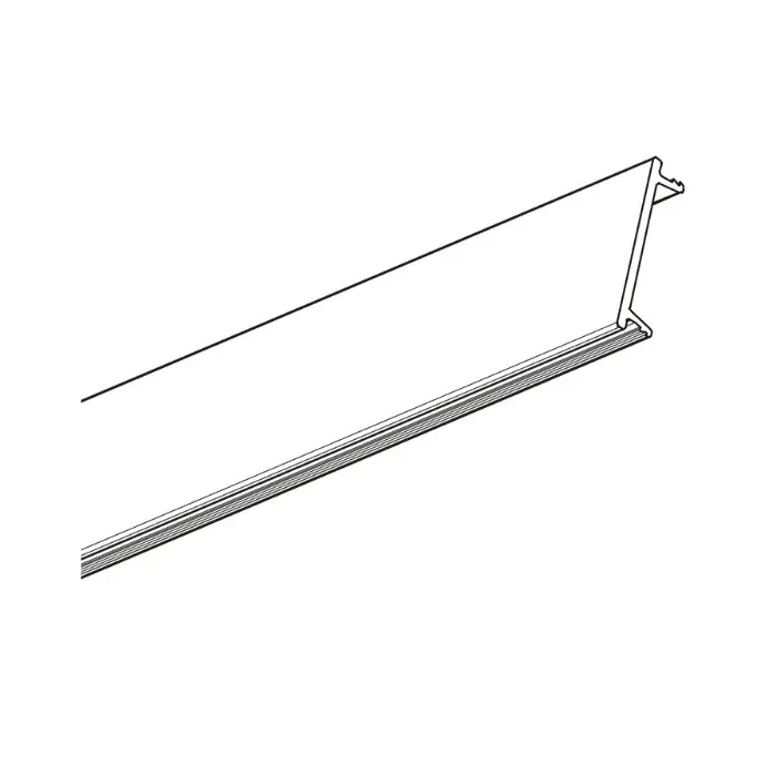 Diffusore piatto LS per sistema illuminazione Mec 1-3-4-5, lunghezza 3000 mm, Policarbonato finitura Opalino Lage Prijs
