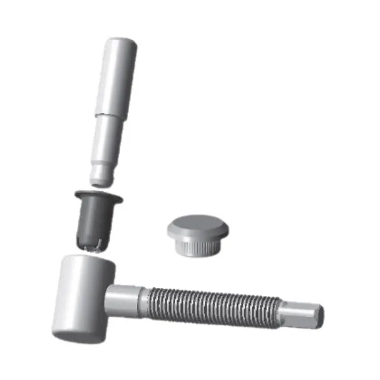 Betrouwbaar Cardine La Florida per persiana, con boccola in Nylon, spina sfilabile, spessore 30 mm, dimensioni 12x95 mm, finitura Nero
