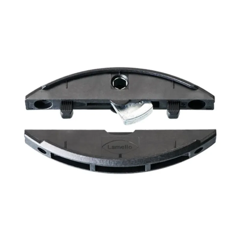 Alleen Vandaag Giunzione Clamex P-14 Lamello per mobili smontabili, in coppia, dimensione 64x27x9,7 mm, Plastica finitura Nera