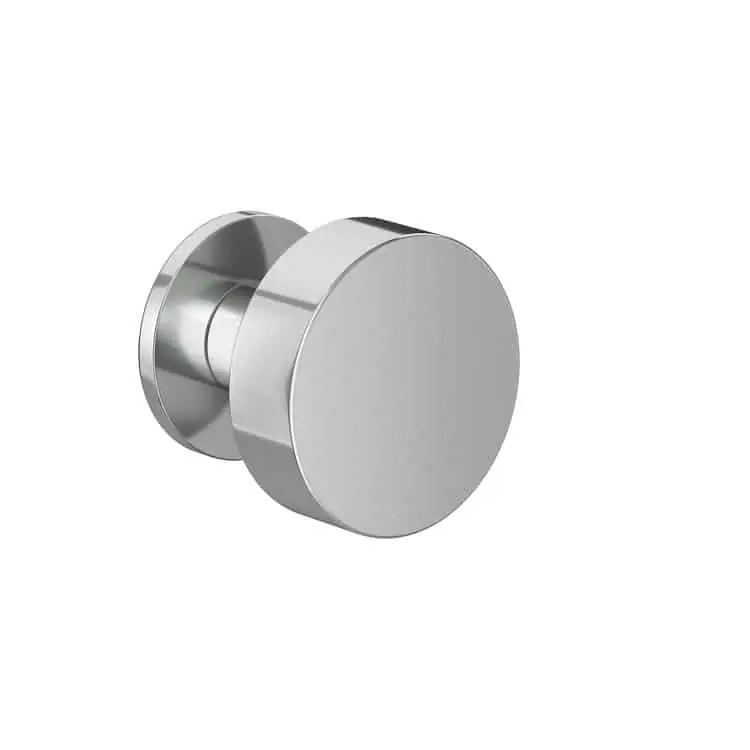 Hoge Kwaliteit Pomolo tondo per porta ingresso Le Fabric, diametro 60 mm, finitura Cromo Lucido