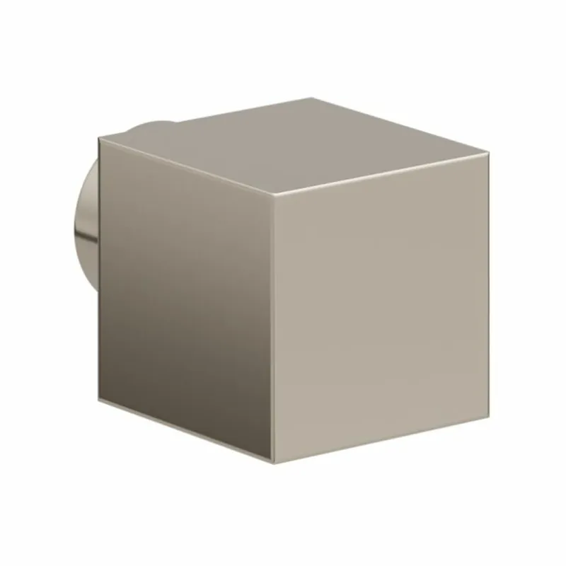 Pomolo per codolo Le Fabric collezione Contemporary Quadra, finitura Cromo Lucido Korting