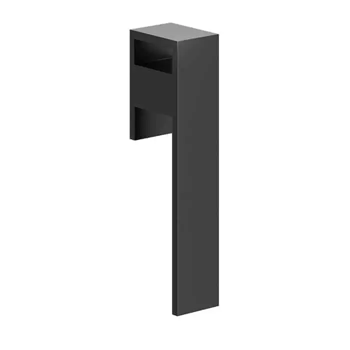 Maniglia per finestra DK serie Moscow City Le Fabric Contemporary, in Alluminio, finitura Nero Soft Touch Express Levering