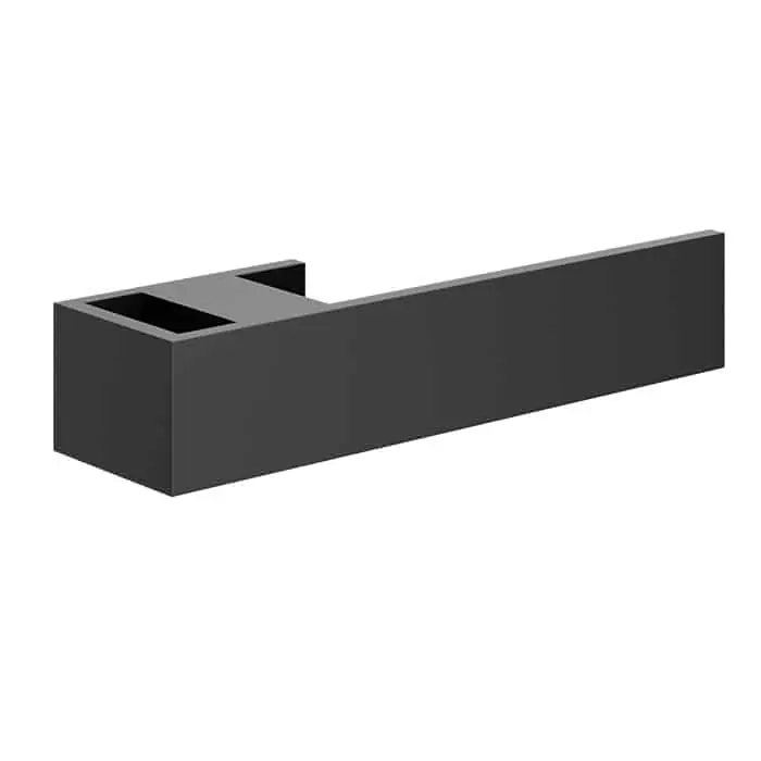Maniglia per porta serie Moscow City Le Fabric Contemporary, in Alluminio, finitura Nero Opaco Must-Have