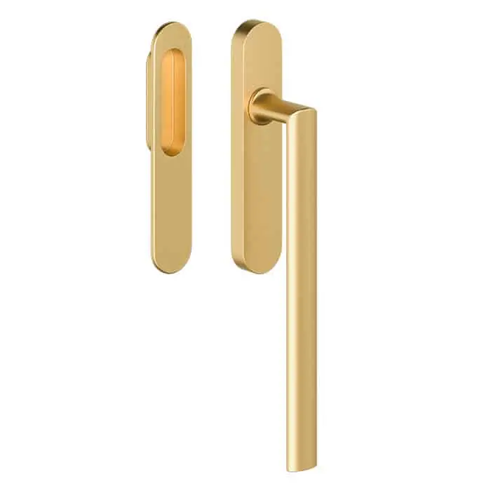 Maniglia per alzante scorrevole serie Lambrate Le Fabric Contemporary, in Ottone, finitura Naturale Must-Have