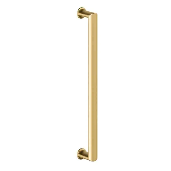 Beste Prijs Maniglia ingresso serie Lambrate Le Fabric Contemporary, interasse 215 mm, in Ottone, finitura Naturale
