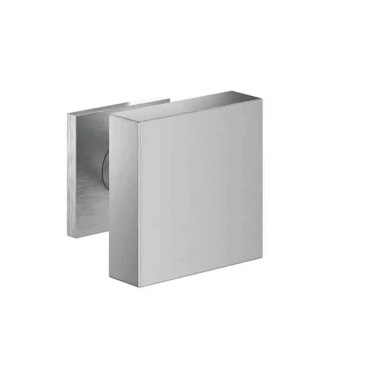 Pomolo quadro per porta ingresso Le Fabric, dimensione 55x55 mm, finitura Cromo Opaco Dagaanbieding