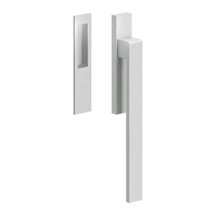 Beperkt Aanbod Maniglia per alzante scorrevole ribassato altezza totale 40 mm, serie Wall Le Fabric Contemporary, finitura Cromo Opaco