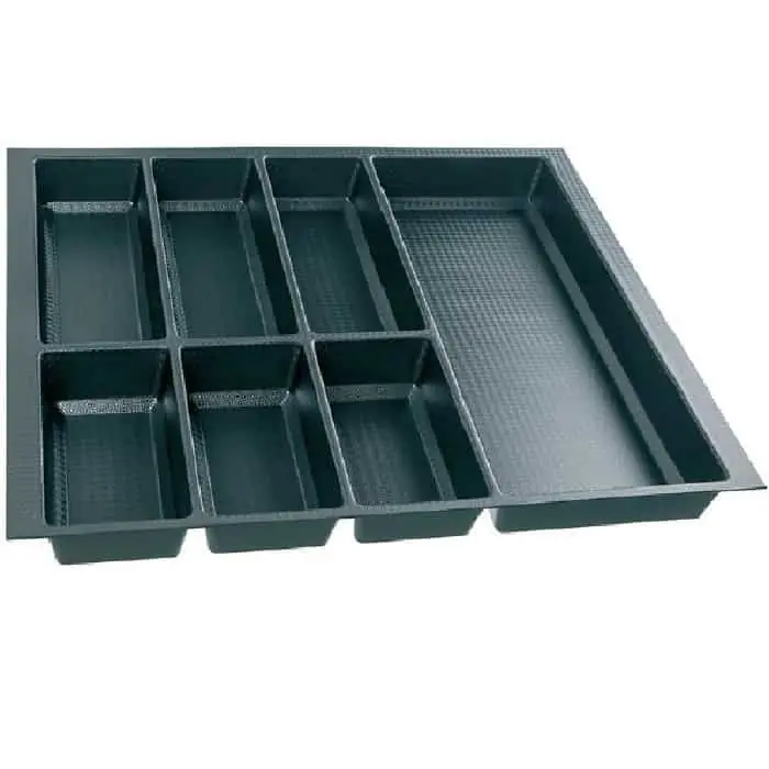 Weekendaanbieding Portaposate Kristal Agoform per cassetto lunghezza 600 mm, finitura Antracite