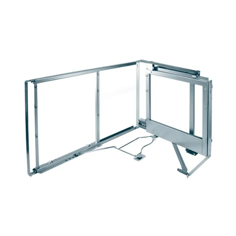 Aanbieding Telaio Magic Corner Kessebohmer per cesti Arena Style, mano Destra, larghezza anta 450 mm, Acciaio finitura Argento