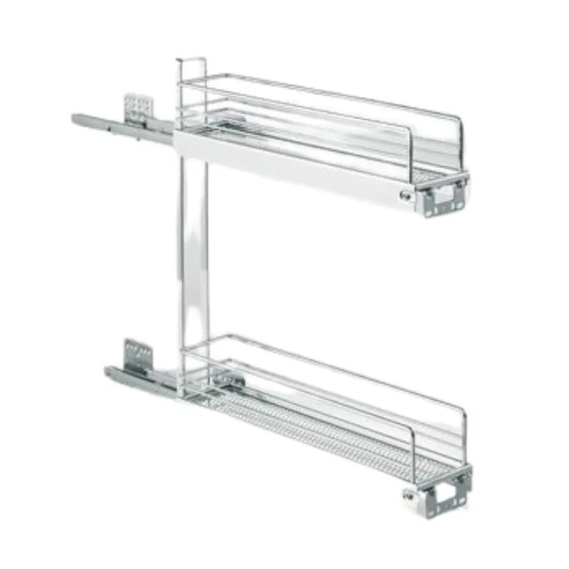 Bestseller Cesto estraibile Jolly Kessebohmer per cucina, Arena Classic, base 150/200 mm, estrazione totale, Acciaio finitura Cromo Lucido