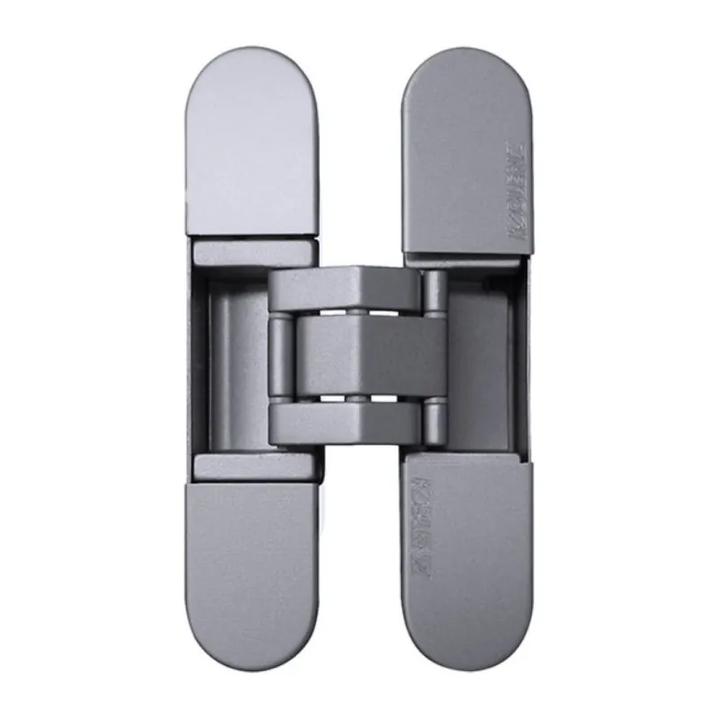 Cerniera a scomparsa K7000 Kubi7 Koblenz, per porte filo muro, dimensione 120x26 mm, regolabile su 3 assi, portata 40 kg, Zama finitura Cromo Satinato Superprijs