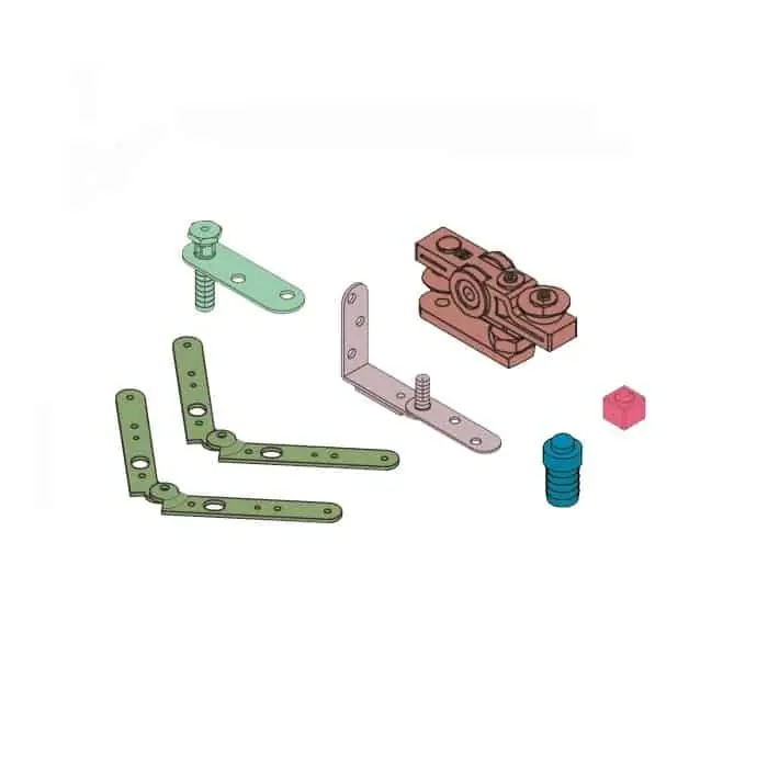 Seizoensaanbieding Kit accessori Koblenz 0200/4 per porta a libro, portata 50 Kg