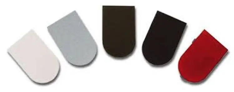 Confezione 120 Cover in Alluminio per copertura cerniera Kubikina K6100, Cromo Satinato Betaalbaar