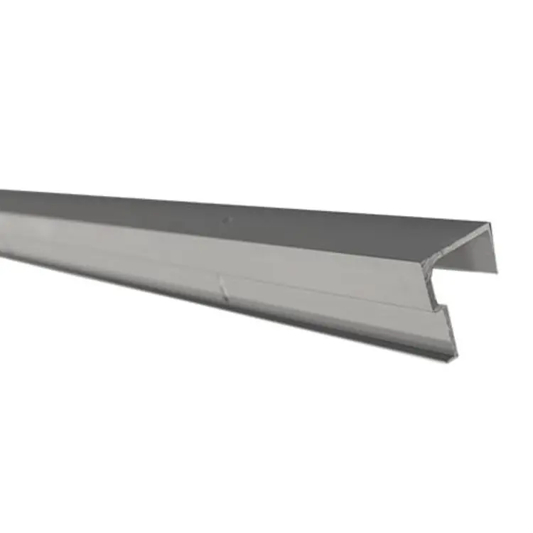 Profilo di fissaggio 0500 F 10 Koblenz per binario 0500 10, fissaggio a parete, lunghezza 6000 mm, portata 120 Kg, Argento finitura Argento Anodizzato Betaalbaar