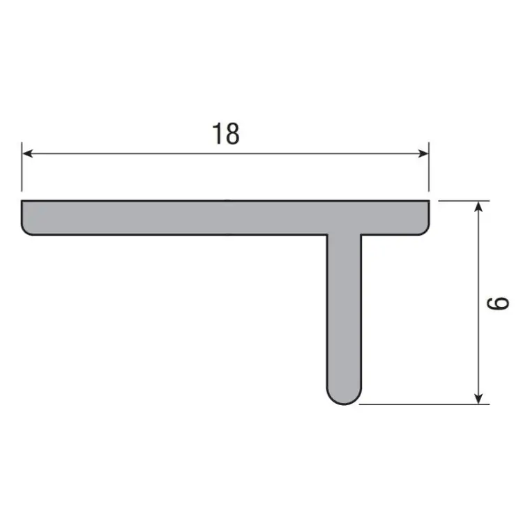 Gratis Retour Guida forata superiore-inferiore Koblenz per scorrevole System 0320, per anta da mobile, lunghezza 3000 mm, in Alluminio, finitura Argento