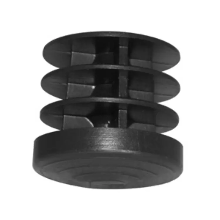 Puntale alettato tondo IRA 102 Ivars per tubolare, diametro 12 mm, in PE, finitura Nero Superprijs