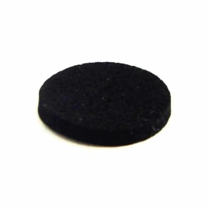 Must-Have Confezione 6 feltrini adesivi antiscivolo Mussit Italfeltri, spessore 2,5 mm, diametro 28 mm, colore Nero