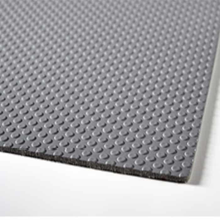 Dagaanbieding Tappettino antiscivolo Italfeltri a bollini, lunghezza 20 mt, altezza 1450 mm, colore Bianco