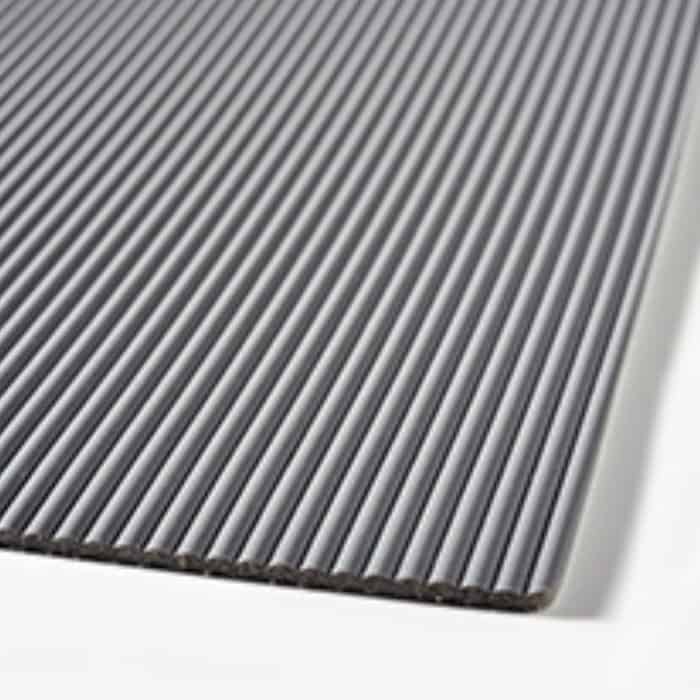 Shop Nu Tappettino antiscivolo Italfeltri a righe, lunghezza 20 mt, altezza 1450 mm, colore Bianco