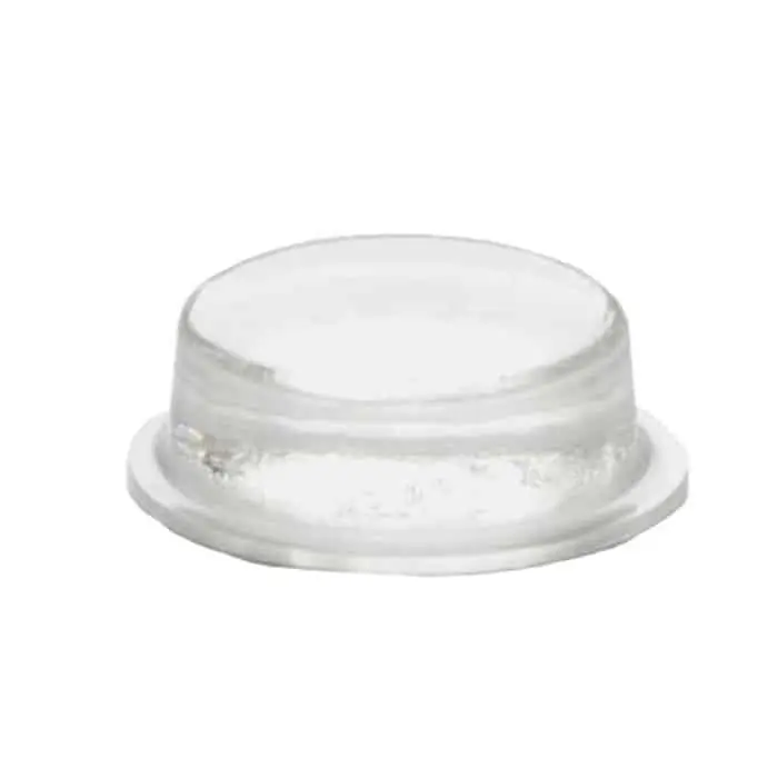 Exclusieve Aanbieding Paracolpo adesivo tondo Italfeltri, diametro 20 mm, spessore 6,2 mm, confezione da 21 pz, Poliuretano finitura Trasparente