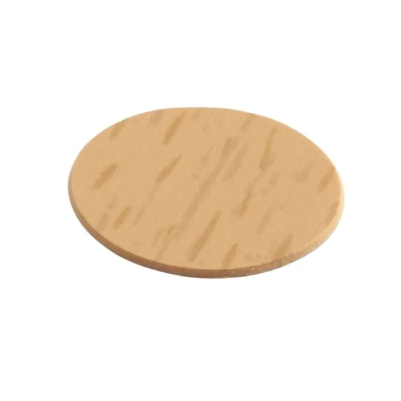 Koop Online Copriforo adesivo Abs Italfeltri, diametro 13 mm, confezione da 20 pz, Abs finitura Faggio 374