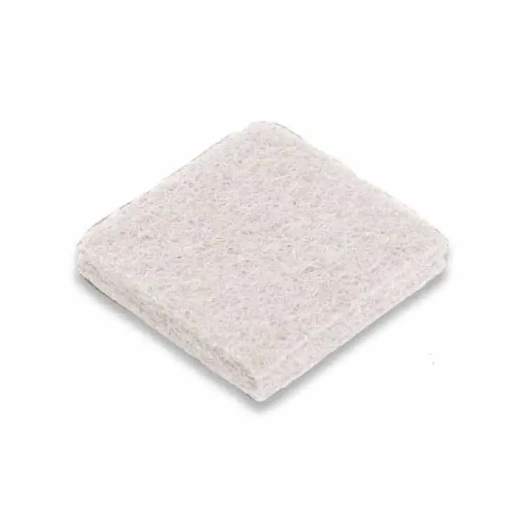 Confezione 8 feltrini adesivi Italfeltri Polit-R Light, spessore 3,5 mm, dimensioni 35x35 mm, colore Bianco Flitsaanbieding