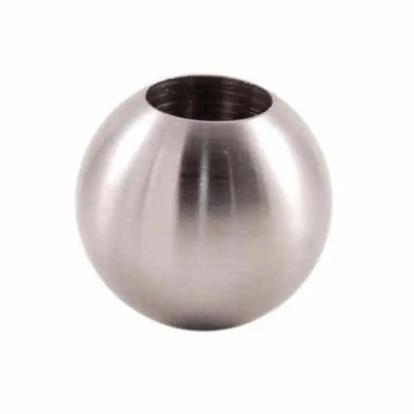 Sfera piena per terminale corrimano IAMDesign, con foro ceco da 10,2 mm diametro, in acciaio inox Direct Beschikbaar