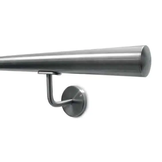 Kit installazione corrimano IAMDesign, lunghezza 2000 mm, distanza supporti 1500 mm, in acciaio inossidabile, finitura Satinata Flitsaanbieding