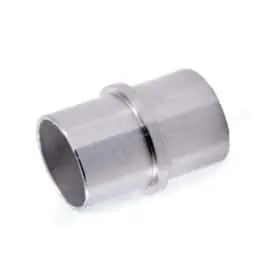 Nieuw Giunzione dritta per tubo tondo di corrimani e parapetti IAMDesign, diametro tubo 42,4x2,0 mm, in acciaio inox, finitura Satinata