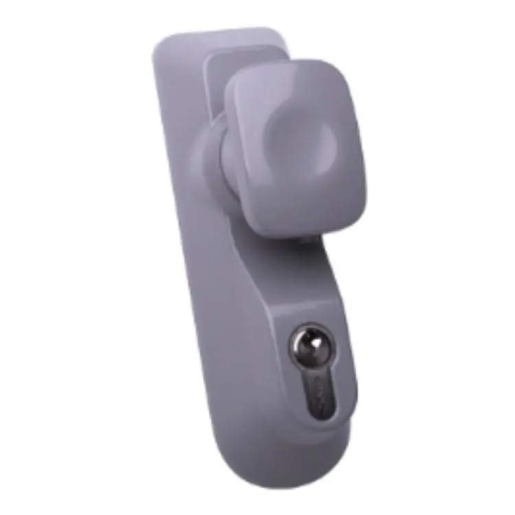 Veilige Betaling Pomolo con cilindro 07078.69 Cisa, per Maniglione antipanico serie FAST, finitura Grigio