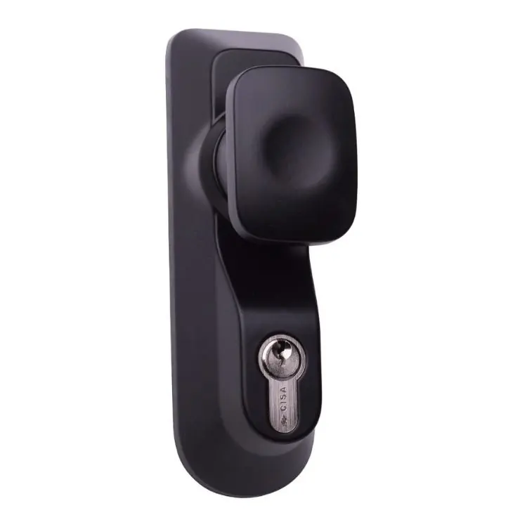 Pomolo con cilindro 07078.69 Cisa, per Maniglione antipanico serie FAST, finitura Nero Gereduceerde Prijs