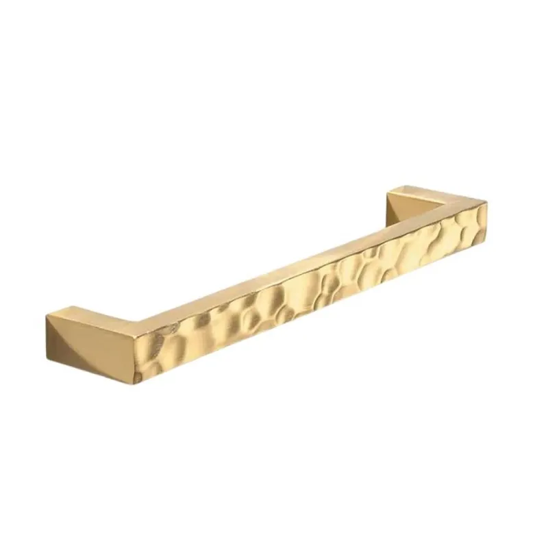 Shop Nu Maniglia LIF0133A Confalonieri per mobile, interasse 96 mm, dimensione 106x12,5 mm, Ottone finitura Lucido Verniciato