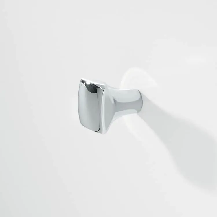 Lage Kosten Pomolo per mobili Confalonieri, lunghezza 24 mm, in ottone, finitura Nichel D Velur