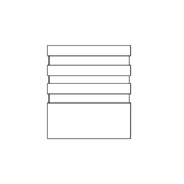 Merkproduct Pomolo LIB0024 Confalonieri per mobile, dimensioni 14x20 mm, finitura Nichel D Velur