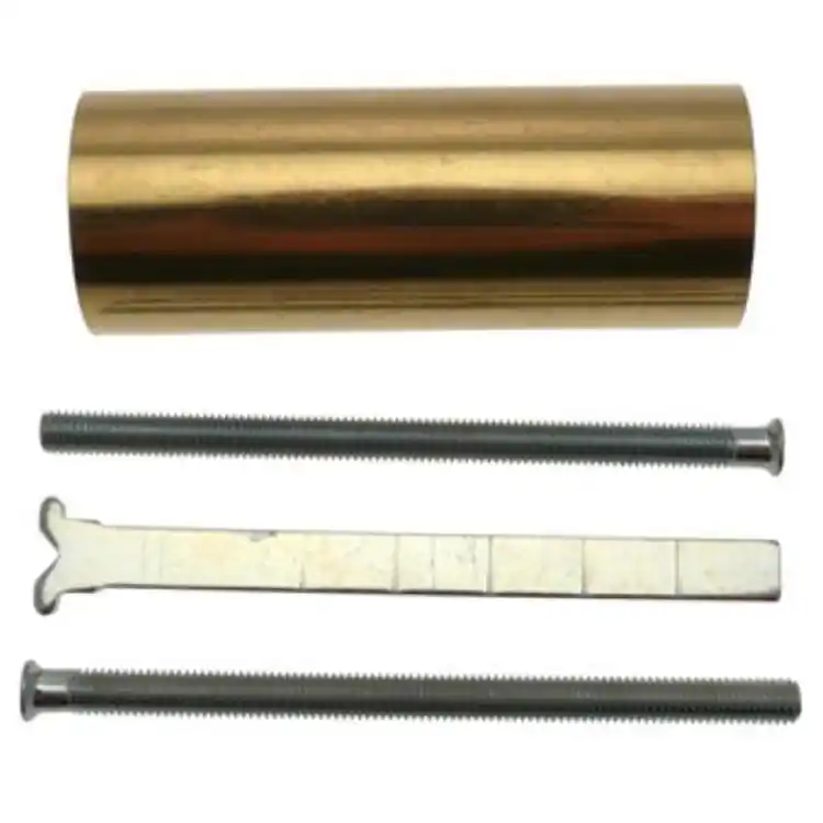 Kit di prolungamento Iseo per cilindro fisso esterno, dimensioni 26x69 mm, finitura Ottone Direct Verzonden