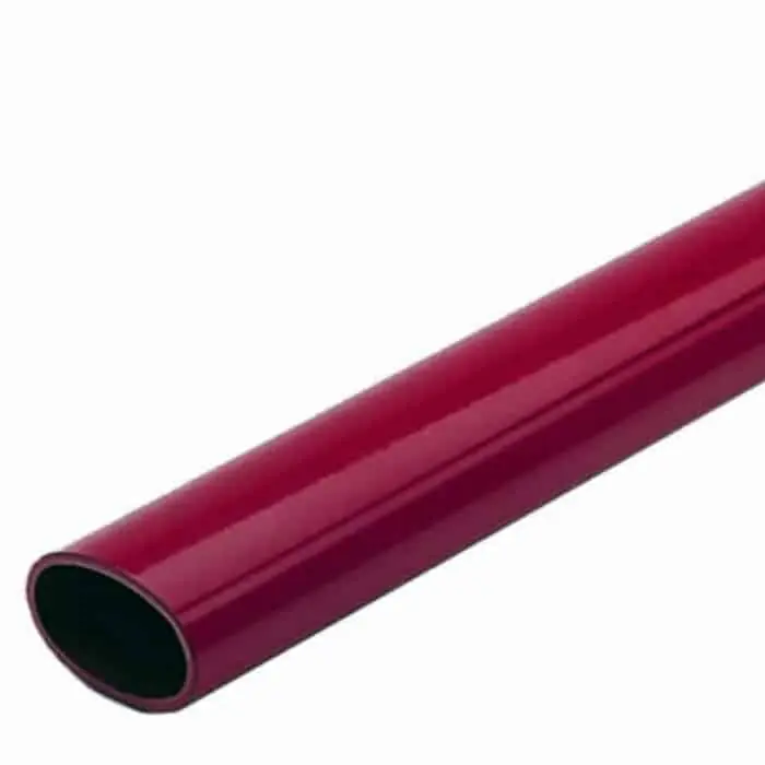 Barra ovale orizzontale ISEO per maniglione antipanico, lunghezza 1130 cm, colore rosso Lage Kosten