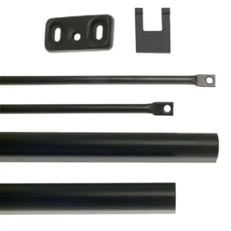 Goedkoop Kit Aste e coperture Iseo per antipanico Push Bar Modulare, porta altezza massima 2265 mm, finitura Verniciato Nero