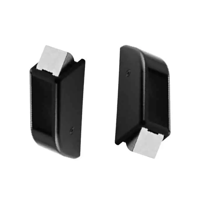 Shop Nu Coppia di Scrocchi ISEO per antipanico Idea Base, chiusura verticale alto e basso, colore verniciato nero