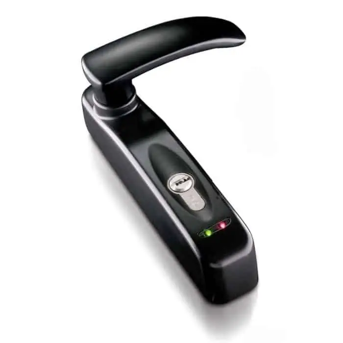 Rechtstreeks Van De Fabrikant Comando elettromeccanico Trim Tronic ISEO, per antipanico, alimentazione 12 Vdc, colore nero verniciato