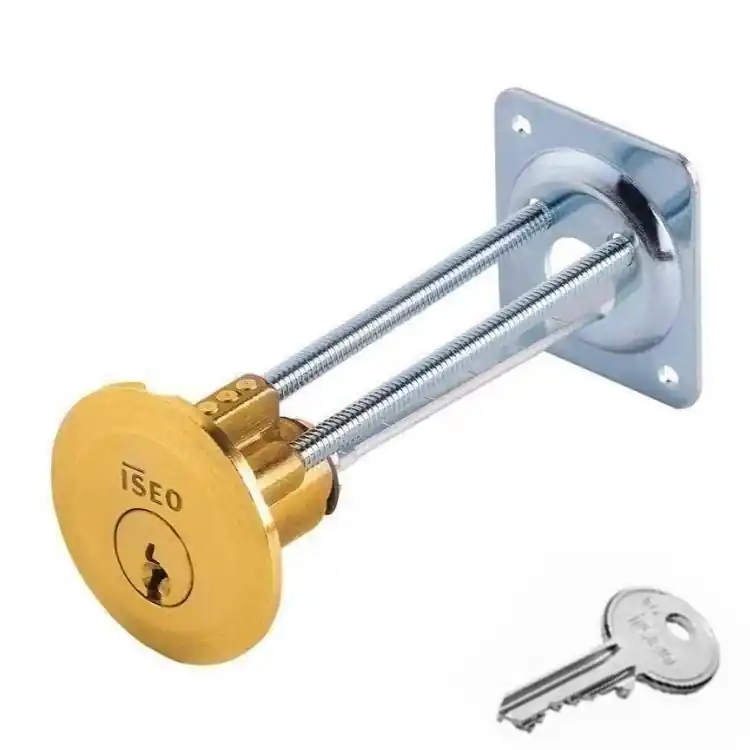 Cilindro da applicare F5 Iseo, per porta fino a 85 mm, diametro 40 mm, finitura Ottone Koop Vandaag