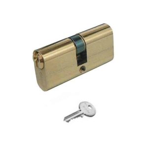 Cilindro ISEO F5 a doppio profilo ovale piccolo, lunghezza 54(27+27) mm, con chiave, colore ottone Fabrieksprijs