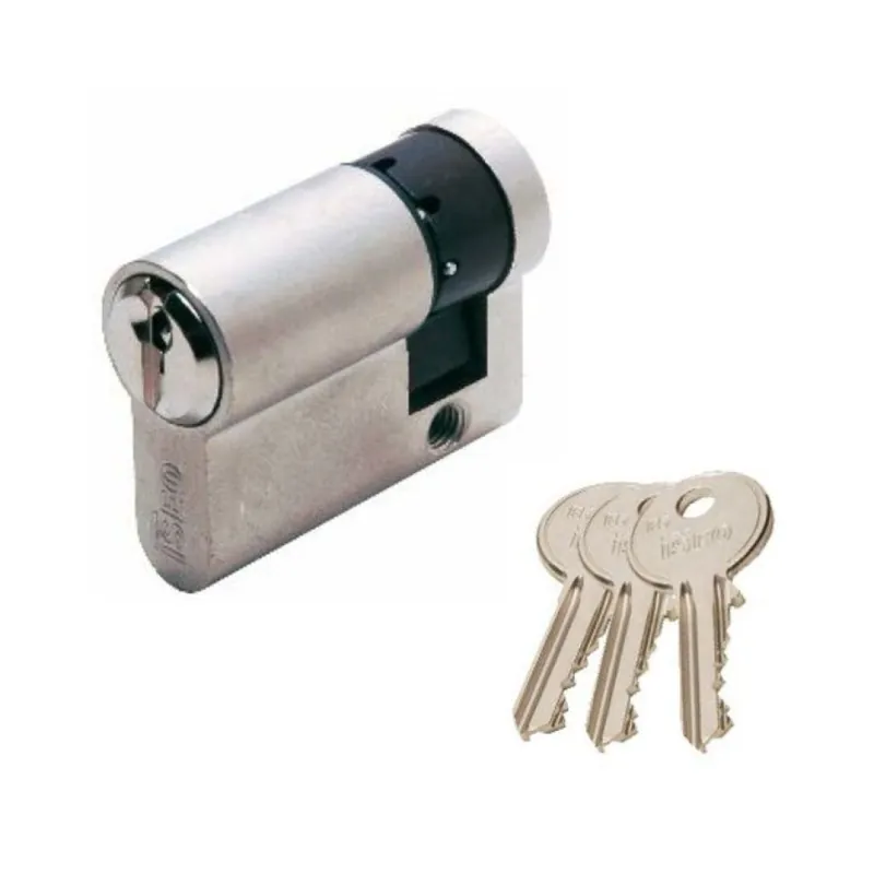 Hete Deal Mezzo Cilindro F5 Iseo per serratura, a profilo Standard, lunghezza 35 mm 25-10, finitura Nichelato