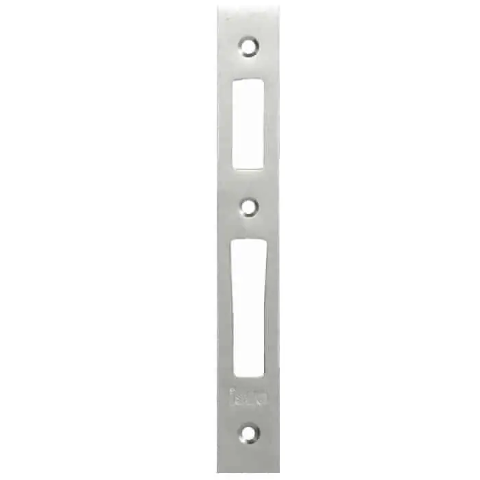 Contropiastra ISEO per serratura centrale Multiblindo calssic, dimensione 180x24x3 mm, colore acciaio Inox Betrouwbaar