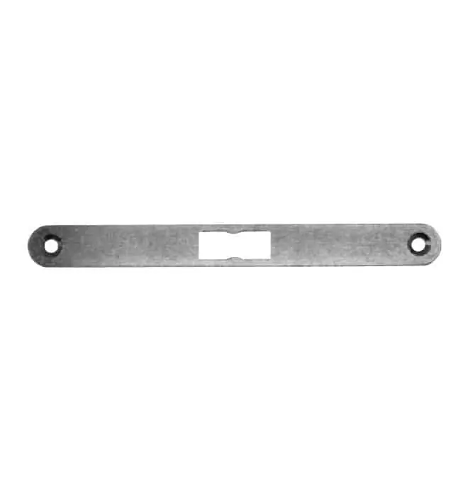 Contropiastra piana pesante ISEO, bordo tondo, per serratura antipanico, dimensioni 235x24x3 mm, colore acciaio zincato Superprijs