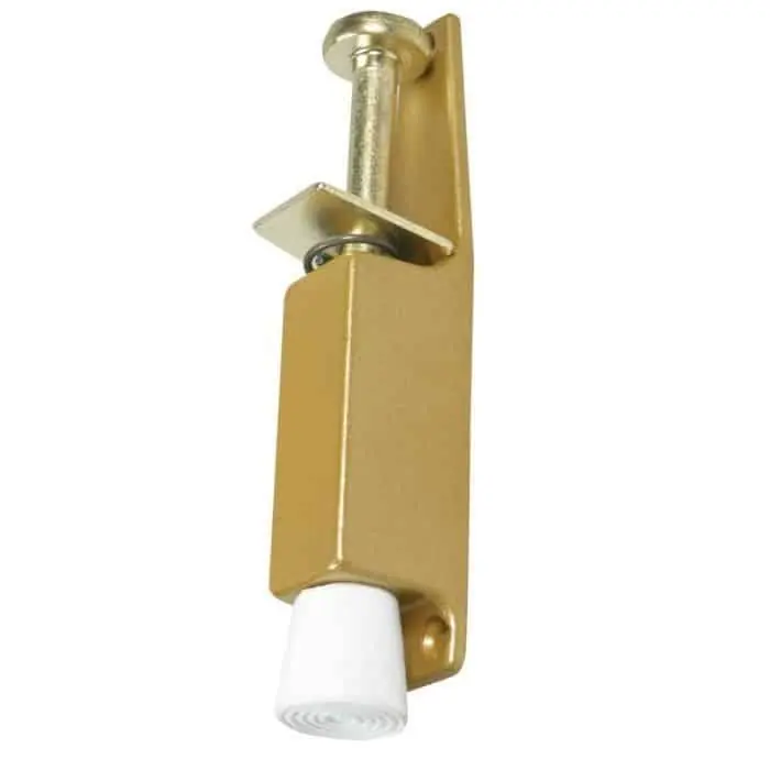 Laatste Versie Fermaporte a pedale 246 Ibfm, modello Grande, lunghezza 183-235 mm, finitura Verniciato Oro