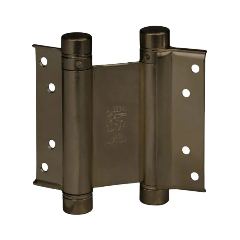 Shop Nu Cerniera Bommer 101 Aldeghi per porta, doppia azione, altezza 125 mm, Acciaio finitura Bronzato